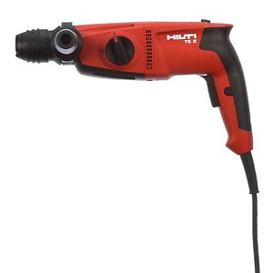 Vuokraa poravasara / kivipora Hilti TE2, 39€/vrk. Porat  10-19mm 24€/vrk, 20-40mm 39€/vrk, piikkaustaltta 19€/vrk .